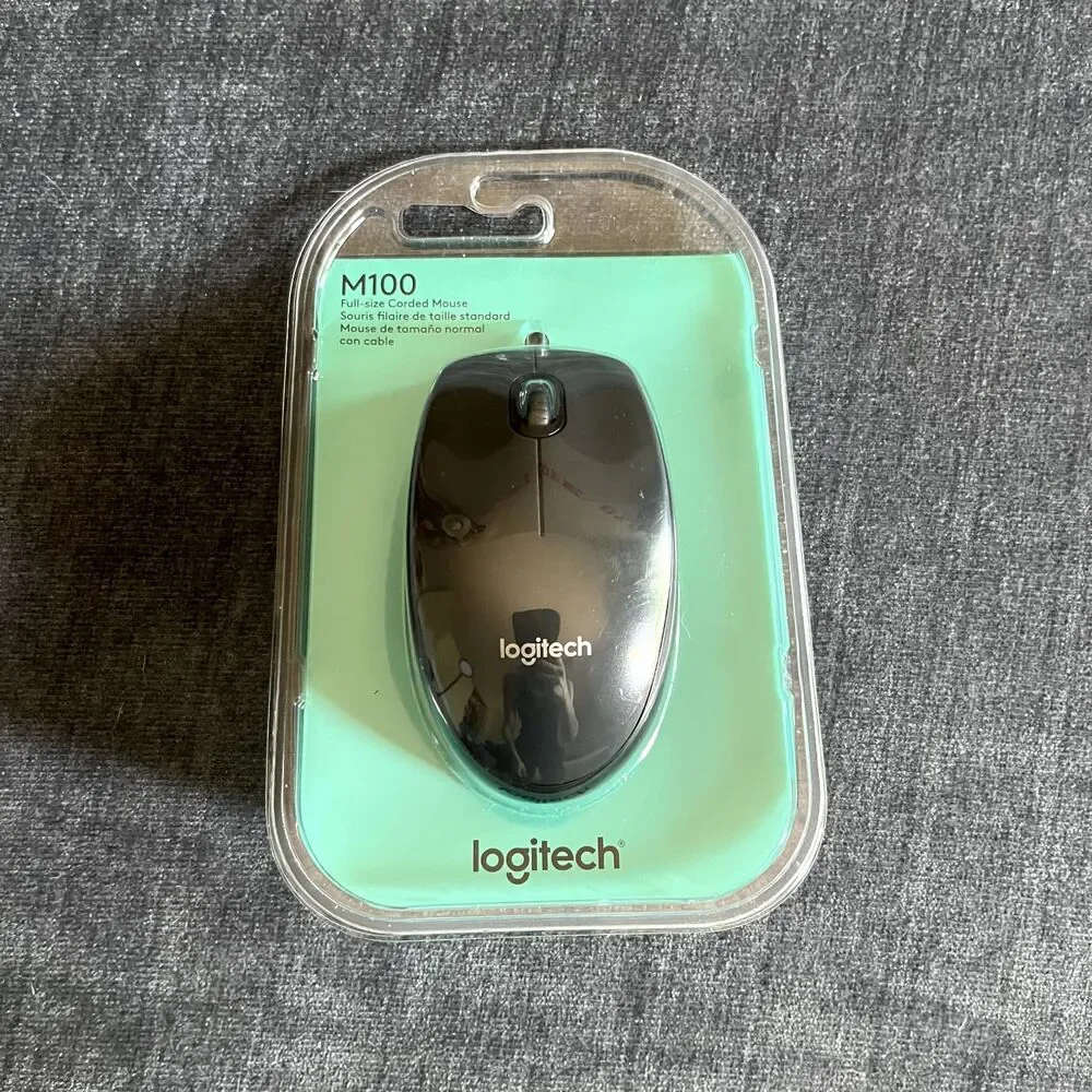 Logitech M100 (910001601) USB Wired Optical Mouse
